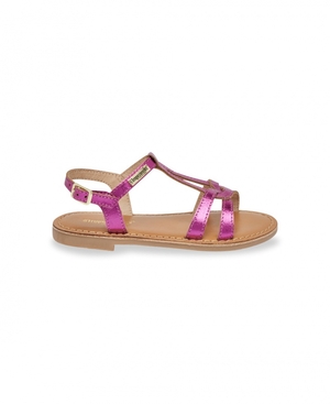 Sandales Les Tropeziennes BACKLE Fushia Enfant|FBKK-28550102